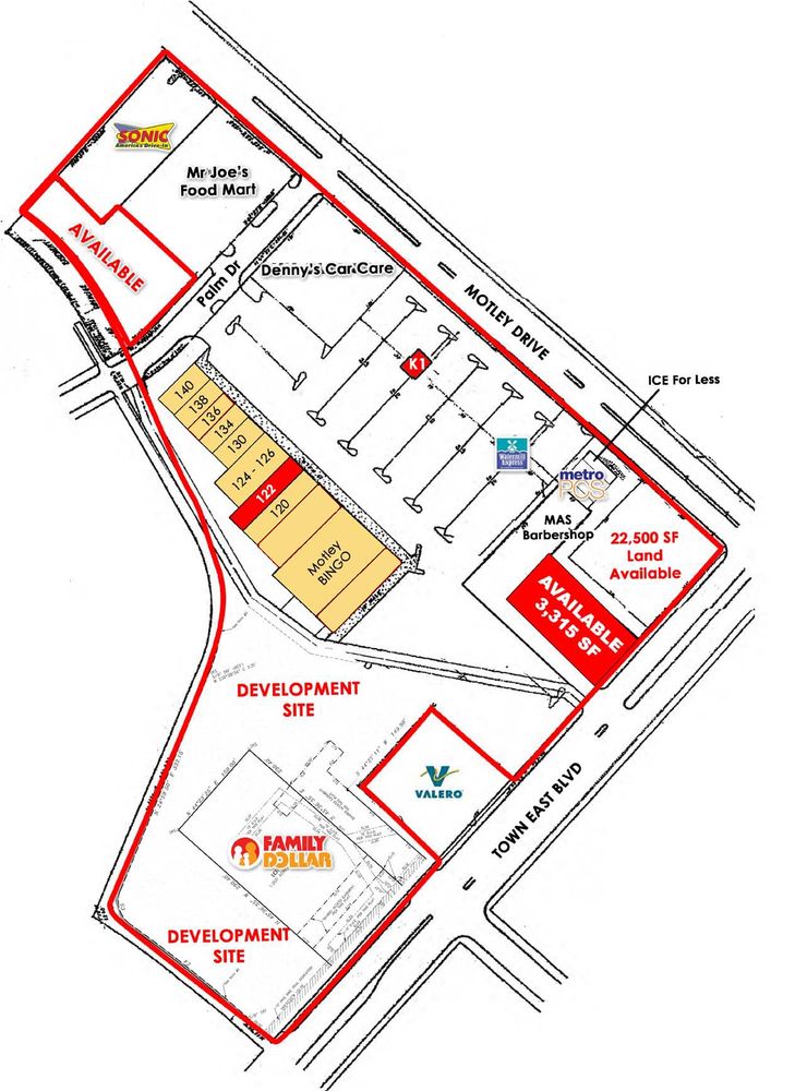 Town East Shopping Center: 3301 N Town East Blvd, Mesquite, TX 75150